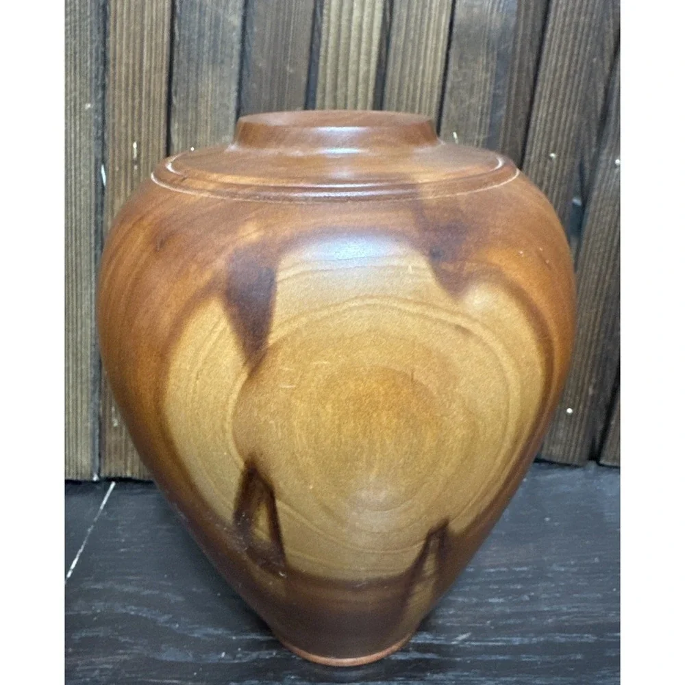 Wooden Vase, Hand- Turned. Used 7